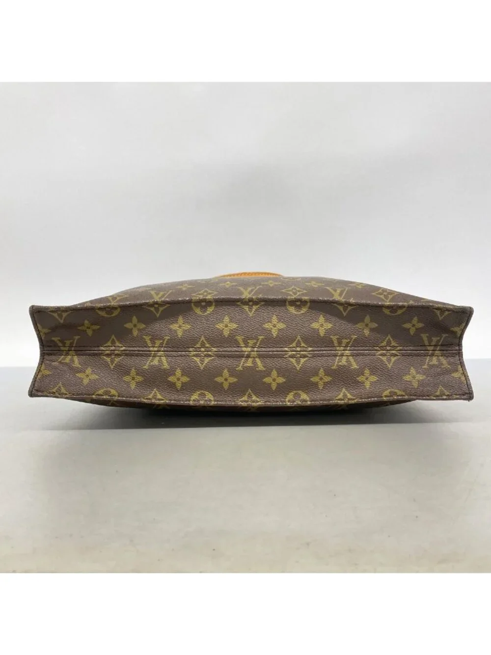Louis Vuitton Tote Bag Monogram Sac Plat Brown